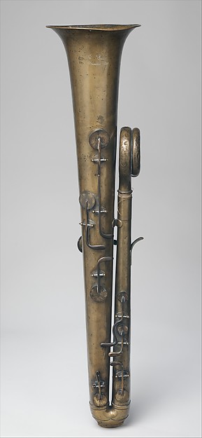 Tenor (Alto) Ophicleide in E-flat by Charles Joseph Sax, The Metropolitan Museum of Art