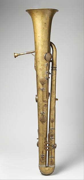 Bass Ophicleide in B-flat by an unrecorded maker, The Metropolitan Museum of Art