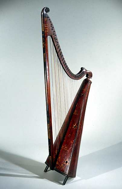 Welsh Triple Harp by John Richards, The Metropolitan Museum of Art
