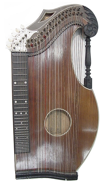 Harp Zither by A. F. Kochendorfer, The Metropolitan Museum of Art
