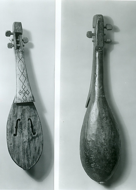 Rebec by an unrecorded maker, The Metropolitan Museum of Art