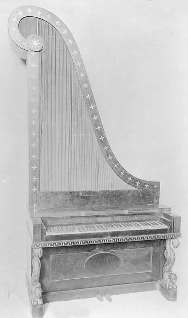 Upright (Giraffe) Piano by Carl Lang, The Metropolitan Museum of Art