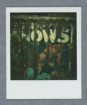 Walker Evans - [Detail of Wooden Sign: 