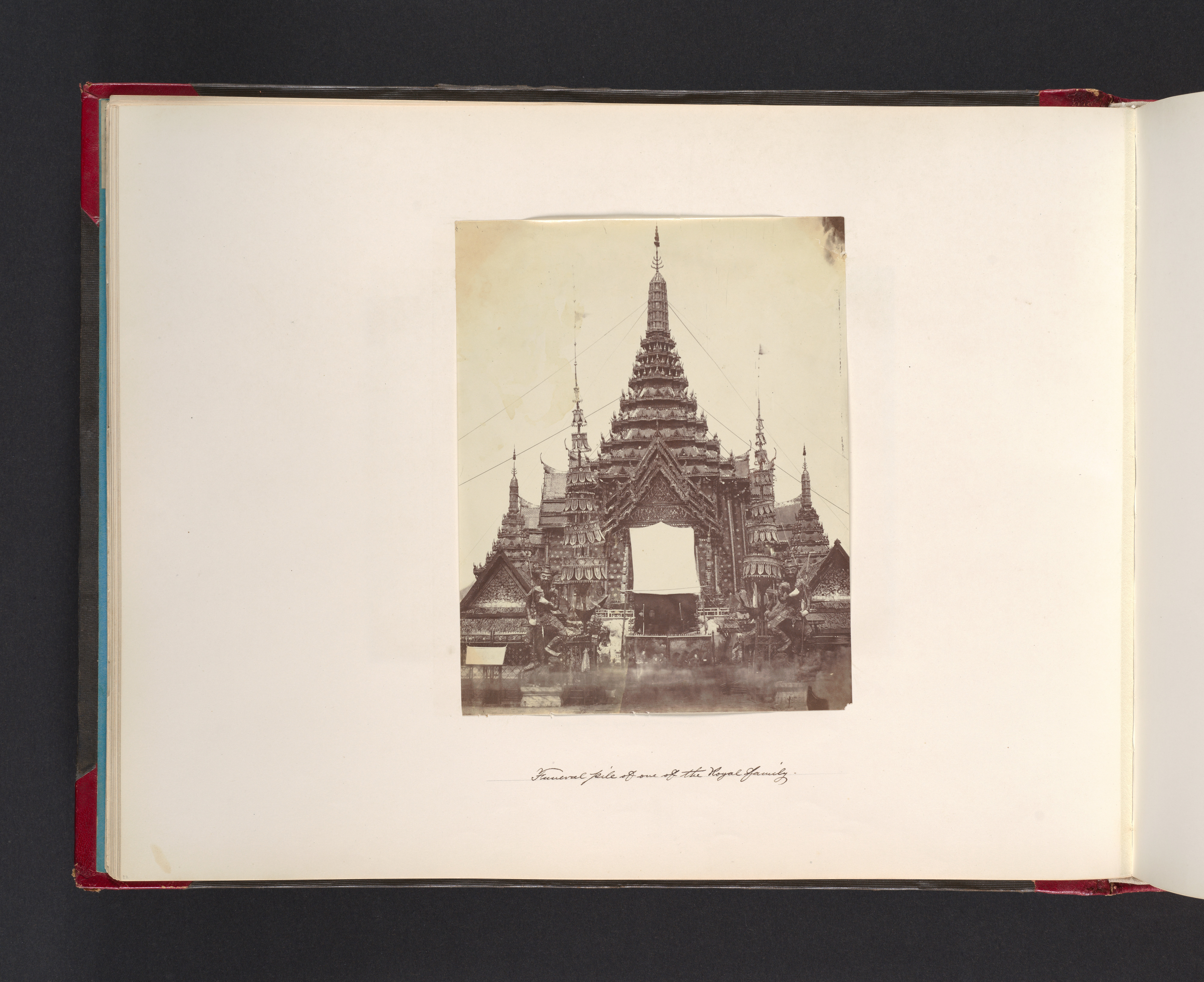 Funeral Pile of One of the Royal Family