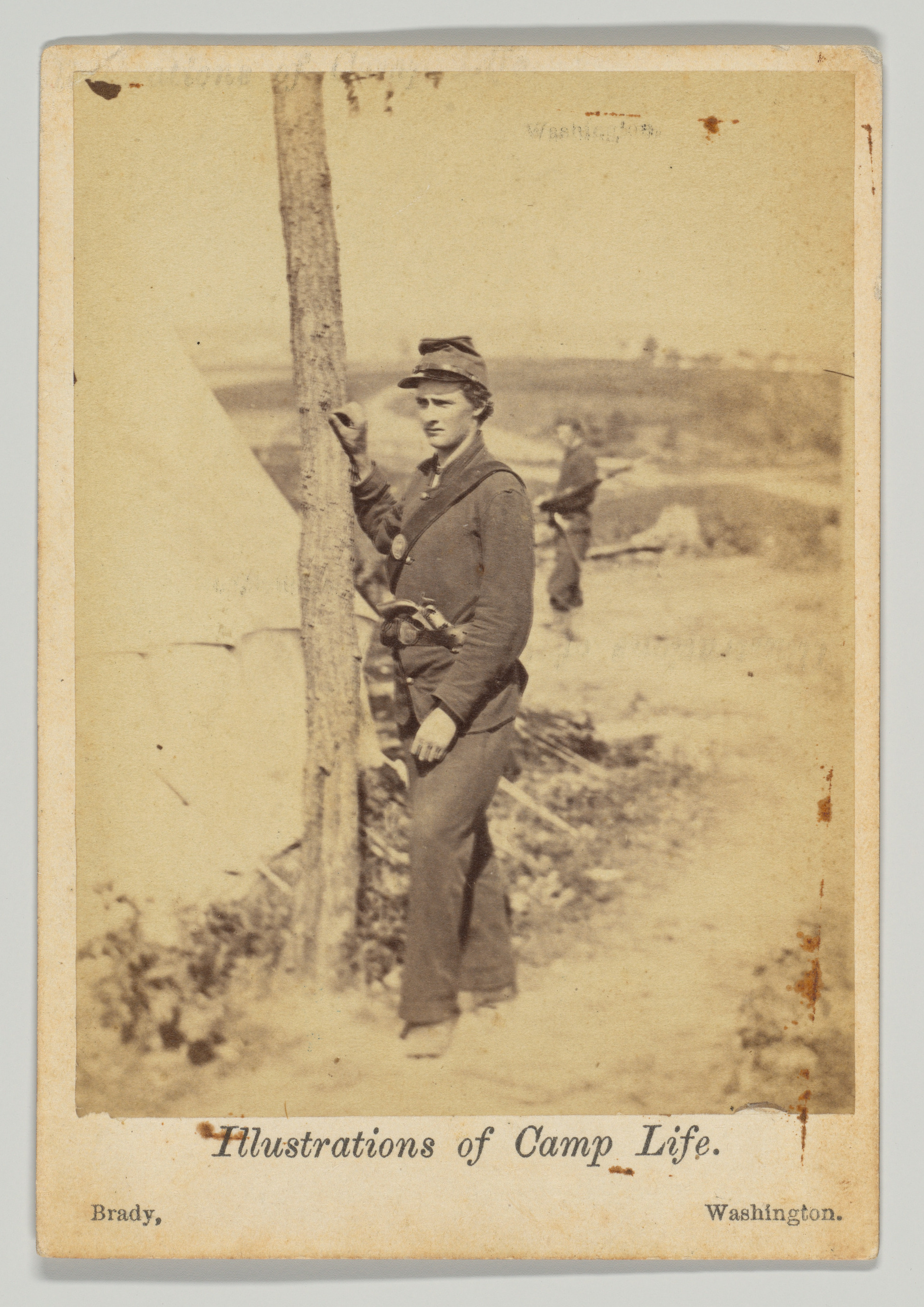 Standing Soldier with Pistol in Belt
