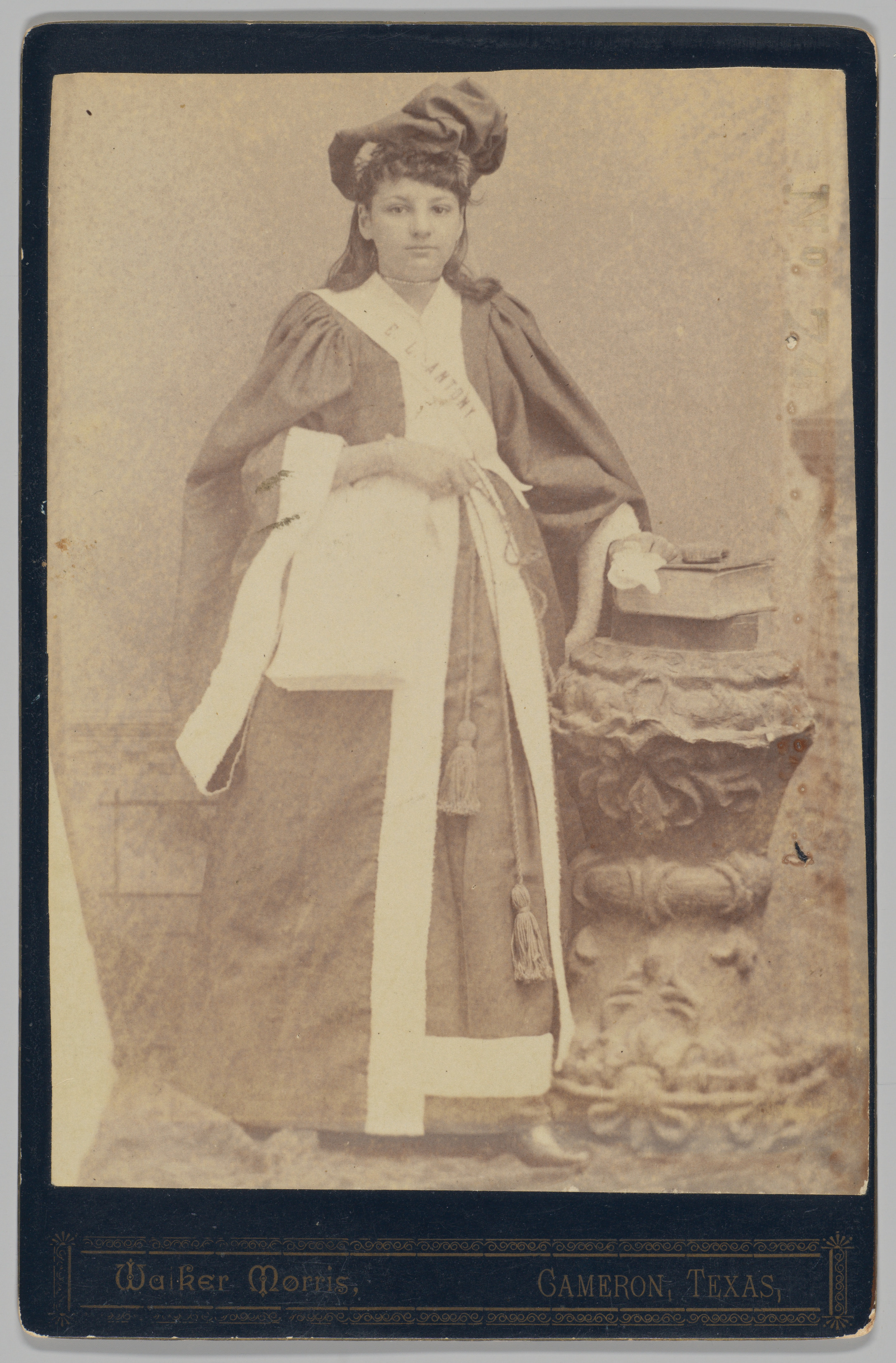 [Merchants' Carnival Portrait: E. L. Antony, Cameron, Texas]
