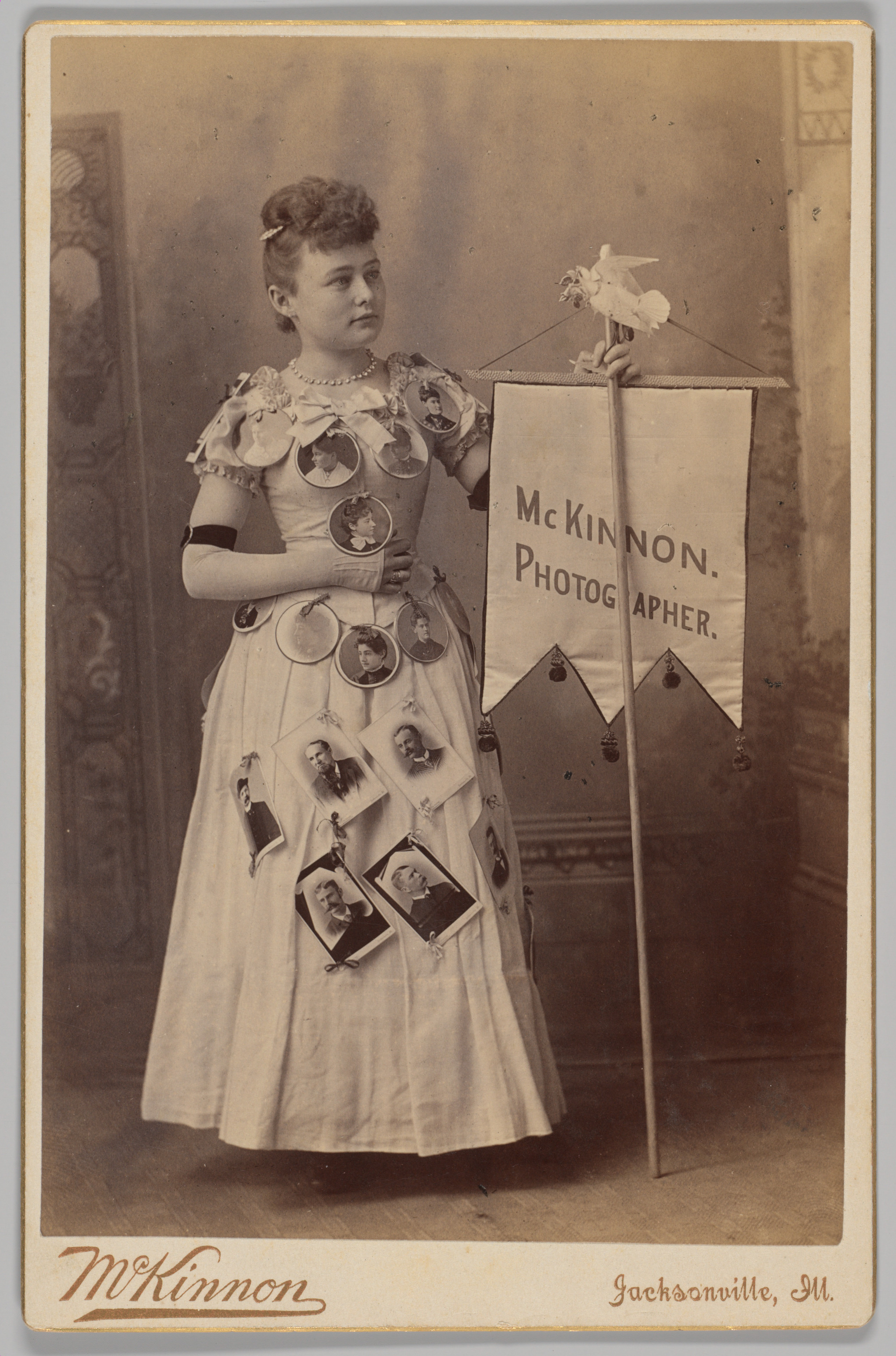[Merchants' Carnival Portrait: McKinnon Photography Studio, Jacksonville, Illinois]