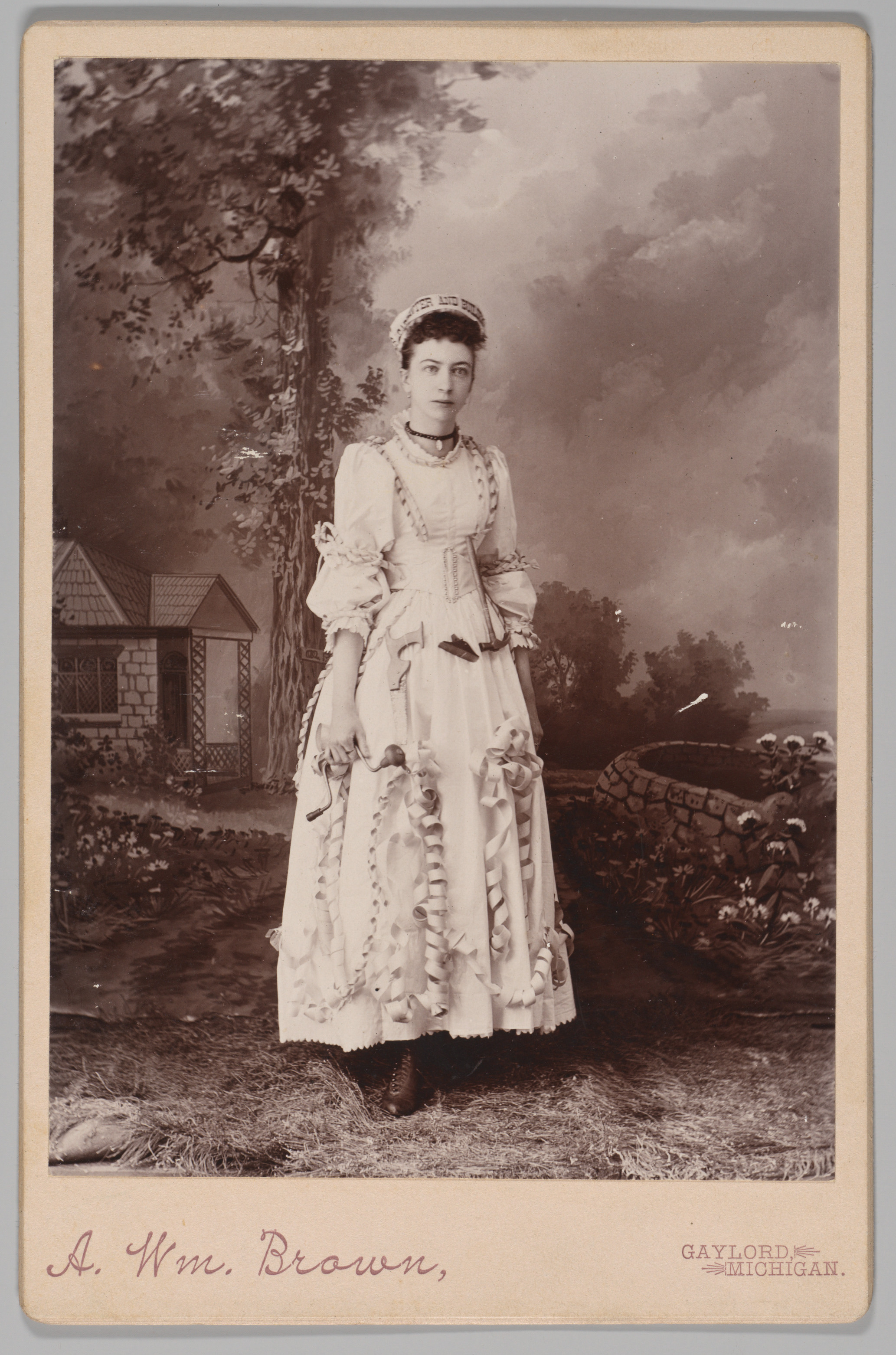 [Merchants' Carnival Portrait: Carpenter/Builder, Gaylord, Michigan]