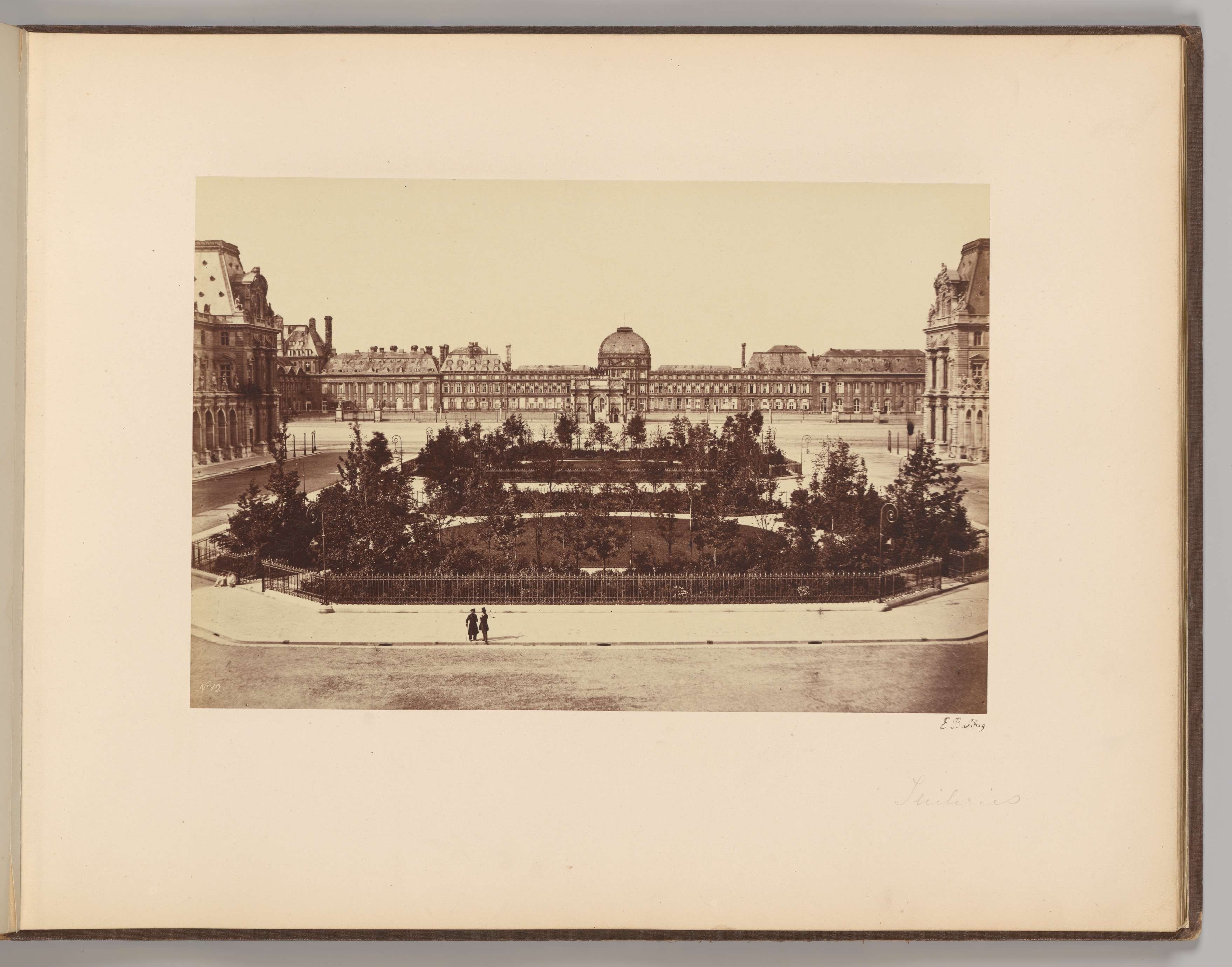 Palais des Tuileries (côté de la place du Carrousel)