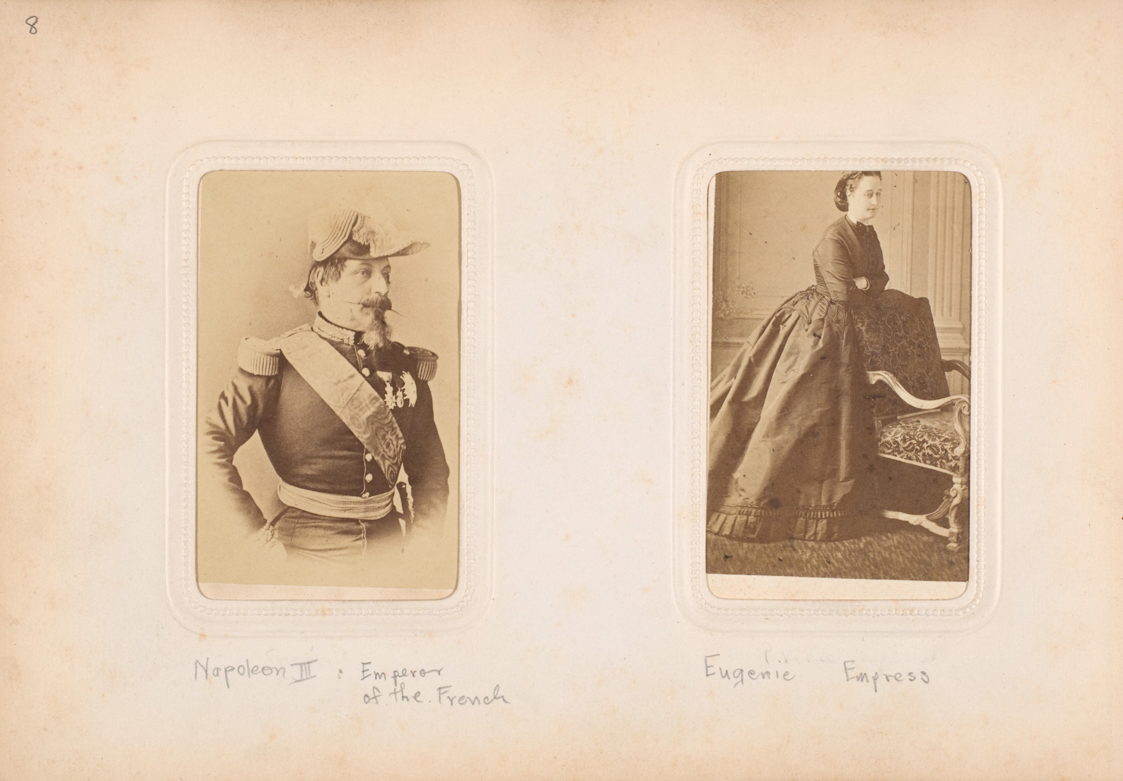 Photographs. Album of carte-de-visite photographs by Disdéri and others,  including of Verdi and Gounod, Important Manuscripts, Continental Books  and Music, Books & Manuscripts