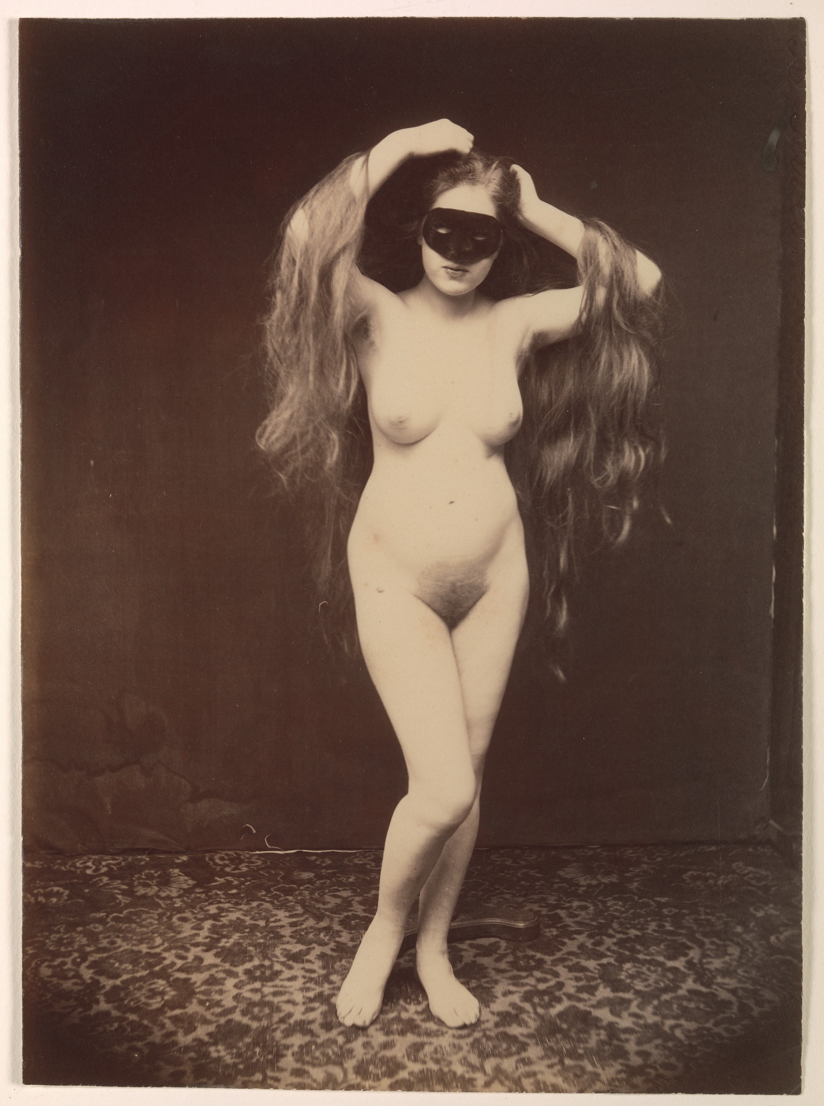 Unknown | [Female Nude with Mask] | The Metropolitan Museum of Art