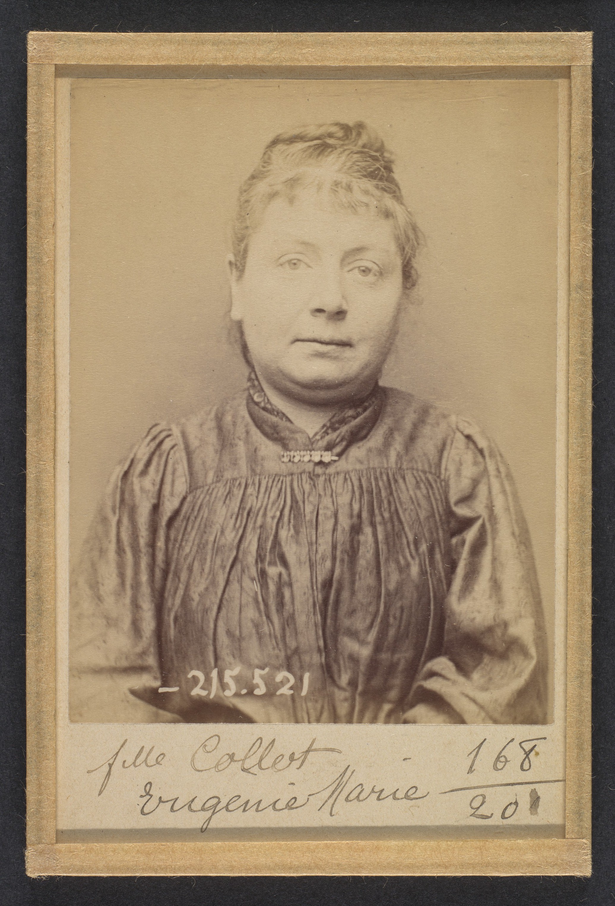 Alphonse Bertillon | Collot. Marie, Eugénie. 36 ans, né à Paris Xle ...