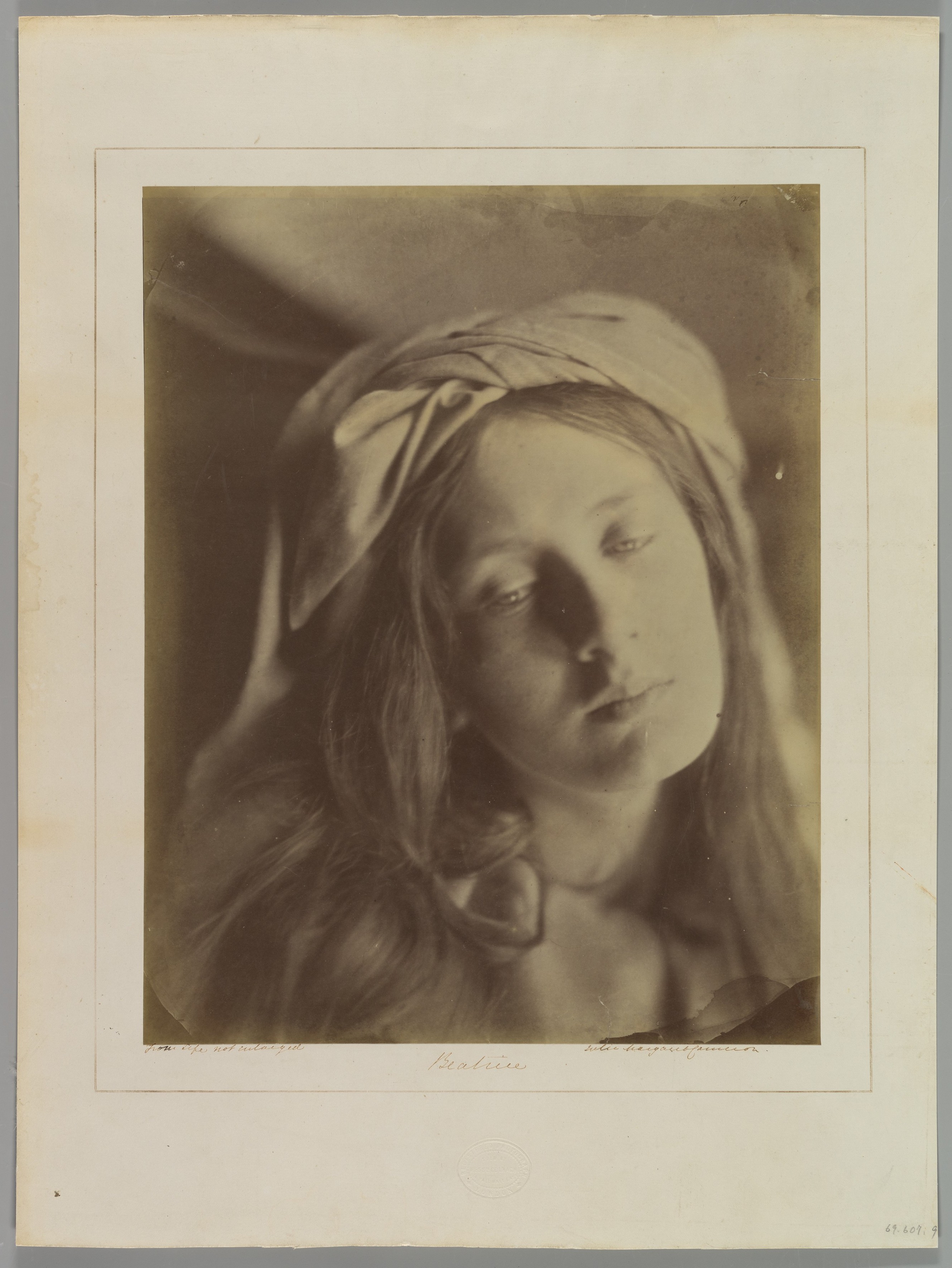 Julia Margaret Cameron Beatrice The Metropolitan Museum of Art