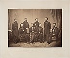 Sherman and His Generals, Mathew B. Brady American, born Ireland, Albumen silver print from glass negative