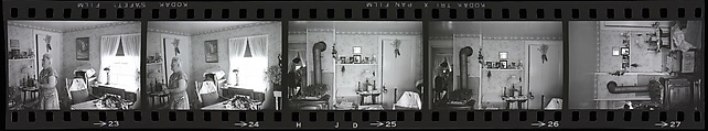 [31 Interior Views of [the Heliker House, Cranberry Island, Maine?]], Walker Evans (American, St. Louis, Missouri 1903–1975 New Haven, Connecticut), Film negative