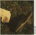 [Walker Evans's Foot], Walker Evans  American, Instant internal dye diffusion transfer print (Polaroid SX-70)