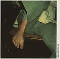 [Foot], Walker Evans  American, Instant internal dye diffusion transfer print (Polaroid SX-70)