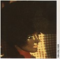 [Head of Mannequin: Afro Wig], Walker Evans  American, Instant internal dye diffusion transfer print (Polaroid SX-70)