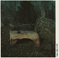 [Auto Junkyard, Old Lyme, Connecticut: Truck Fender], Walker Evans  American, Instant internal dye diffusion transfer print (Polaroid SX-70)