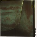 [Rusted Metal], Walker Evans  American, Instant internal dye diffusion transfer print (Polaroid SX-70)