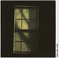[Tree Shadow on Shade in Window], Walker Evans  American, Instant internal dye diffusion transfer print (Polaroid SX-70)
