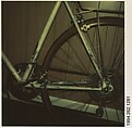 [Bicycle Detail], Walker Evans  American, Instant internal dye diffusion transfer print (Polaroid SX-70)