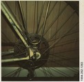 [Bicycle Wheel], Walker Evans  American, Instant internal dye diffusion transfer print (Polaroid SX-70)