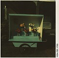 [Flower Cart Display, Martha's Vineyard, Massachusetts], Walker Evans  American, Instant internal dye diffusion transfer print (Polaroid SX-70)