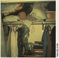[Clothes Filled Closet], Walker Evans  American, Instant internal dye diffusion transfer print (Polaroid SX-70)