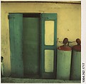[Detail of Doorway, Marigot, St. Martin's, French West Indies], Walker Evans  American, Instant internal dye diffusion transfer print (Polaroid SX-70)