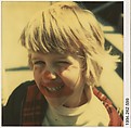 [Child in Clown Makeup], Walker Evans  American, Instant internal dye diffusion transfer print (Polaroid SX-70)