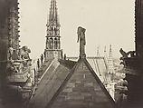Les Combles pris de la Galerie des Tours (The Roofs of Notre Dame, from the Gallery of Towers), Charles Marville  French, Albumen silver print from glass negative
