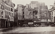 Place Saint-André-des-Arts (sixth arrondissement), Charles Marville  French, Albumen silver print from glass negative