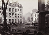Percement de l'avenue de l'Opéra (Construction of the avenue de l'Opéra), Charles Marville French, Albumen silver print from glass negative