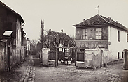 Coin de la rue des Rondeaux et de la rue des Prairies (Corner of the rue des Rondeaux and the rue des Prairies) (twentieth arrondissement), Charles Marville  French, Albumen silver print from glass negative