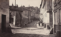 Rue Vieille-Notre-Dame (de la rue du Pont-aux-biches) (fifth arrondissement), Charles Marville  French, Albumen silver print from glass negative