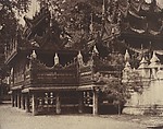 Amerapoora: Corner of Mygabhoodee-tee Kyoung, Linnaeus Tripe (British, Devonport (Plymouth Dock) 1822–1902 Devonport), Albumen silver print from waxed paper negative