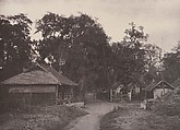Tsagain Myo: A Roadway, Linnaeus Tripe (British, Devonport (Plymouth Dock) 1822–1902 Devonport), Albumen silver print from waxed(?) paper negative