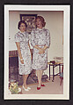 [Sheila with her wife, Avi, standing by the fireplace in matching dresses, Casa Susanna, Hunter, NY]
, Andrea Susan  American, Chromogenic print