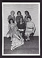 [Susanna with Dorothea, Vicki, Carol and friends sitting on stage, Chevalier d’Éon, Hunter, NY]
, Andrea Susan  American, Gelatin silver print