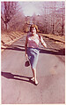 [Susanna standing in the road, Hunter, NY], Andrea Susan (American, New York 1939–2015 Scarsdale, New York), Chromogenic print
