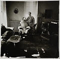 Mr. and Mrs. Santa Claus in their living room, Albion, N.Y., Diane Arbus American, Gelatin silver print
