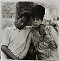 A young man and his pregnant wife in Washington Square Park, N.Y.C. , Diane Arbus  American, Gelatin silver print