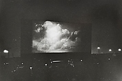 Clouds on screen at a drive-in movie, N.J., Diane Arbus (American, New York 1923–1971 New York), Gelatin silver print