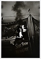 Fire Eater at a carnival, Palisades Park, N.J. , Diane Arbus  American, Gelatin silver print