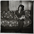 A woman with her baby monkey, N.J. , Diane Arbus  American, Gelatin silver print