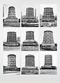 Cooling Towers (Wood), Bernd and Hilla Becher (German, active 1959–2007), Gelatin silver prints