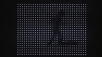 Motion and Rest #2, Jim Campbell (American, born 1956), Light-emitting-diodes (LEDs) and custom electronics