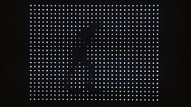 Motion and Rest #2, Jim Campbell (American, born 1956), Light-emitting-diodes (LEDs) and custom electronics