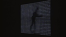 Motion and Rest #2, Jim Campbell (American, born 1956), Light-emitting-diodes (LEDs) and custom electronics